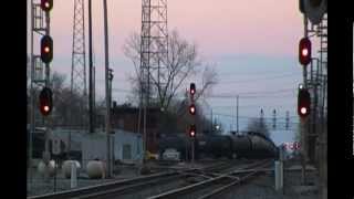 Fostoria Ohio Trains Pt 1  1132012 [upl. by Ljoka622]