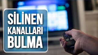 Silinen Uydu Kanalları Geri Getirme Nasıl Yapılır [upl. by Hgalehs]