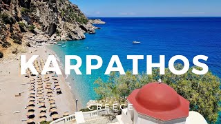 Karpathos Greece ► Video guide 15 min  4K [upl. by Amluz649]