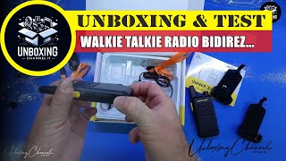 Walkie Talkie Radio bidirezionale senza licenza con 16 canali  PMR446 T20D [upl. by Peih]