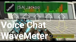 VoiceChat WaveMeter  GMod Addon [upl. by Goodson301]