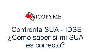 ✅Cómo saber si mi cálculo del SUA es correcto  𝗖𝗼𝗻𝗳𝗿𝗼𝗻𝘁𝗮 𝗱𝗲 𝗺𝗶 𝗦𝗨𝗔 𝗲 𝗜𝗗𝗦𝗘  Cuadrar SUA con IDSE [upl. by Idette32]