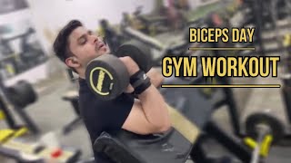 BICEPS DAY  GYM WORKOUT  FITNESS  HEALTH gymworkout health bicepsworkout bicepsday [upl. by Urissa]