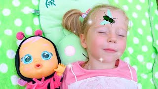 Nastya and Baby doll vs Pesky Flies Аnd other Funny Stories by Like Nastya [upl. by Anisamot]