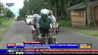 Pebalap Afrika Juarai Etape 6 Tour de Singkarak [upl. by Ekalb]