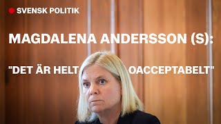 Andersson om Socialdemokraternas lotteri [upl. by Nothgiel]