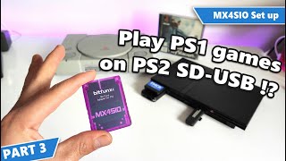 PlayStation 2 SD Mod Mx4sio Pop starter PS1 Games [upl. by Relyuhcs300]