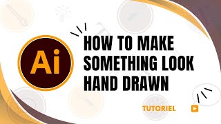 How to make something look hand drawn in Illustrator [upl. by Moskow]