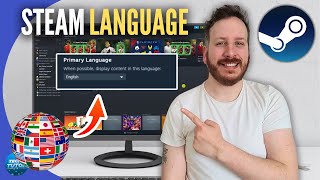 How To Change Store Language In Steam [upl. by Blanding445]