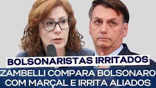 ZAMBELLI COMPARA BOLSONARO COM MARÇAL E IRRITA ALIADOS [upl. by Trutko]