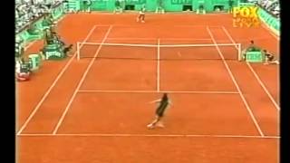 Arantxa Sanchez Vicarios defence against Serena Williams [upl. by Siurtemed209]