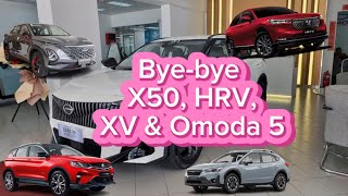 Habis lah X50 HRV Omoda 5 amp XV SUV Baru GAC GS3 Emzoom dah sampaix50 gs3emzoom hrv suv cars [upl. by Heigho]