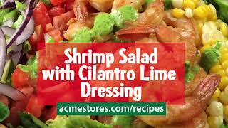 Shrimp Salad with Cilantro Lime Dressing Recipe [upl. by Zwart]