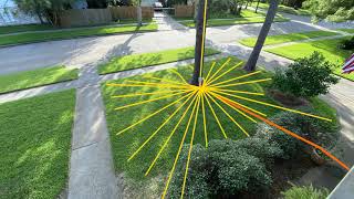 MultiBand Vertical Ham Radio Antenna in the Front Yard [upl. by Nasya]