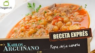 Receta Exprés Ropa vieja al estilo canario [upl. by Liliane321]