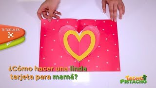 💗💖📄 ¿CÓMO HACER UNA LINDA TARJETA PARA EL DÍA DE LAS MADRES [upl. by Garlinda]