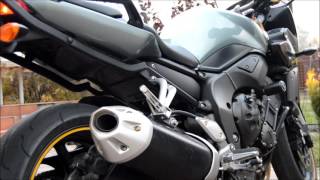 Yamaha FZ1 Stock Exhaust Mod by Edhasut [upl. by Adalia]