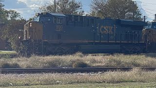 CSX 980 leads M69302 with beautiful K5LA in Allendale SC [upl. by Hpotsirhc]