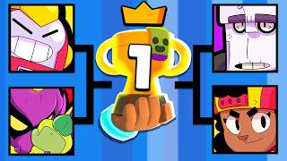 All Brawler Tournament Who is BEST BRAWLER in Brawl Stars [upl. by Furlong385]