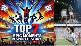 Top 7 Most Epic Moment In Sports History [upl. by Eserahc680]