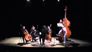 JS Bach Chaconne for four double basses and octobass [upl. by Adnaloy753]