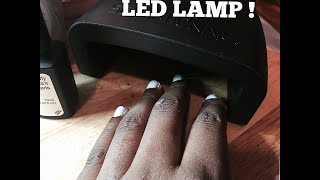 Sensationail LED Lamp review w Gel polish [upl. by Aenneea]