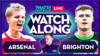 ARSENAL vs BRIGHTON  Mark Goldbridge LIVE [upl. by Blumenthal]