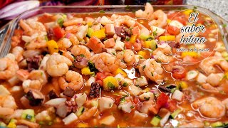 🔴 Como Hacer un Delicioso Ceviche Mixto Riquisimo💥 [upl. by Irisa]