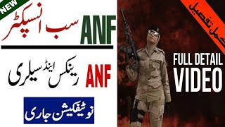 ANF Sub Inspector Jobs 2024ANF SI Jobs Apply OnlineAnti Narcotics Force Jobs 2024Bukhari Speaks [upl. by Ecinnej]