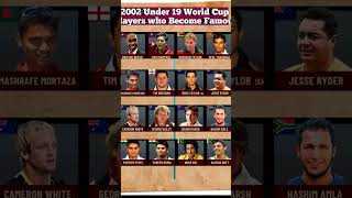 2002 under 19 world cup players who become famous one [upl. by Nyrhtac994]