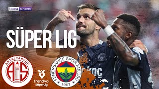 Antalyaspor vs Fenerbahce  SüperLig HIGHLIGHTS  092924  beIN SPORTS USA [upl. by Ocer]