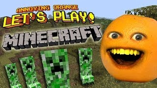 Annoying Orange Lets Play  MINECRAFT [upl. by Enened209]