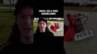 yup you’re comin home with me freestuff marketplace diy repair automotive snowblower [upl. by Epoh864]