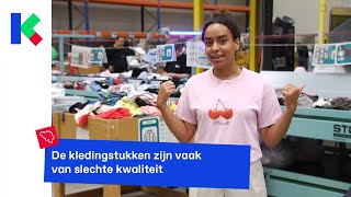 Tweedehandswinkels vragen om minder fast fashion te kopen [upl. by Haroppizt76]