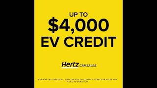 Hertz Car Sales  Wide Selection of EVs [upl. by Radnaxela]