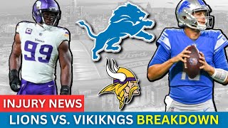 Lions vs Vikings Preview Prediction Keys To The Game Jahamyr Gibbs Jared Goff  NFL Week 18 [upl. by Enetsirhc414]