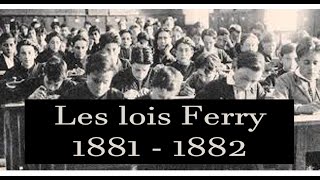 CAP Histoire Géographie  Les lois Ferry 1881  1882 lécole devient gratuite obligatoire et laïque [upl. by Kimberlyn]