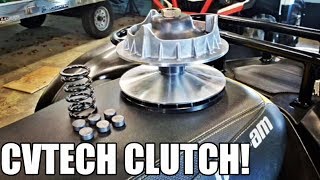 CVTech Clutch on Canam AMAZING RESULTS [upl. by Ived]