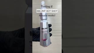 Does Heat protectant actually works🧐 shorts bblunt heatprotectant haircare [upl. by Marte]