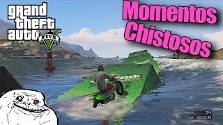 GTA 5 Online Momentos Chistosos  Motos caidas Sanchez Rampas Carreras Fails [upl. by Snowber]