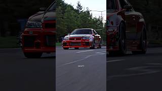 4k skyline 😍 Gtr r34 shorts viral car gtr 4k gtr nissan swxft ae viralvideo r34 sound [upl. by Oirogerg]