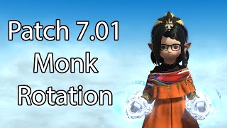 Patch 701 Monk Rotation  FFXIV Dawntrail [upl. by Ira]