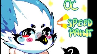 Oc Birb Speedpaint ms paint read desc [upl. by Narbig]