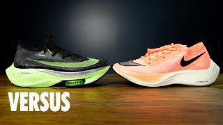 Nike Air Zoom Alphafly Next vs Vaporfly Next  Best Nike Marathon Racing Shoes For You [upl. by Ashwell428]