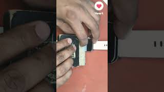 Smart watch screen protector fixed by pmm shortsfeed subscribe trending youtubeshorts [upl. by Assina]