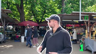 BAUERNMARKT und ALTSTADT in Pula  Kroatien 🇭🇷 [upl. by Ahsimin]