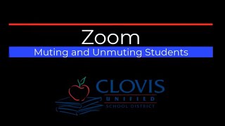 02E Zoom Muting and Unmuting Students [upl. by Anahsak]