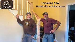 Stair Railing and Baluster Replacement [upl. by Fey]