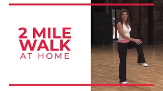 2 Mile Walk  At Home Workouts [upl. by Nocaj]