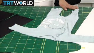 Japan Smart Clothing Researchers design clothes that monitor health [upl. by Kalbli669]